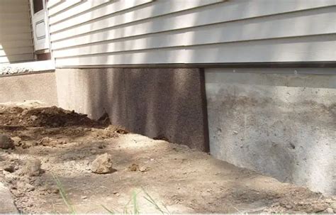 metal sheets used on house foundation|how to cover exposed foundation wall.